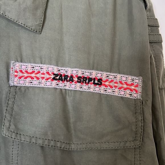 New Zara SRPLS Limited Edition Shorts Romper Utility Army Collection - Picture 6 of 9